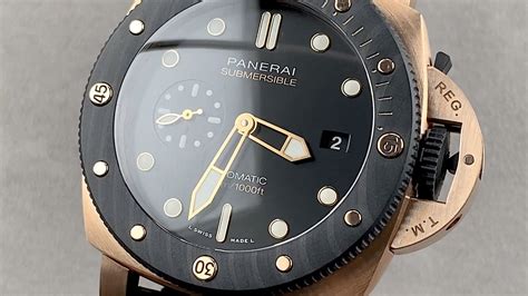 panerai goldtech review|Panerai submersible goldtech price.